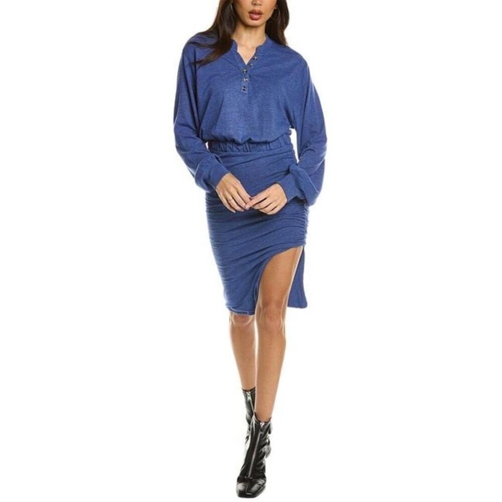 NWT Chaser Women’s Blue Venus Long Sleeve Midi Dress Size Small